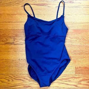 Baja Blue Navy Blue One Piece Swimsuit Size 10